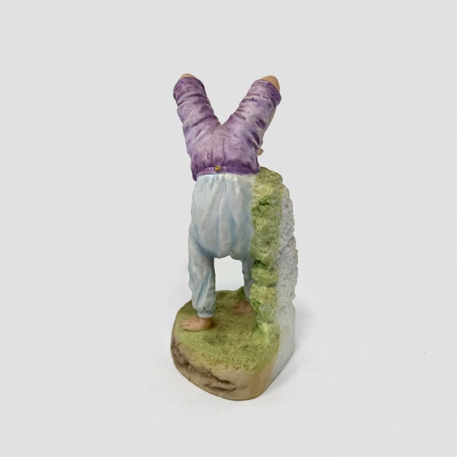 Traditional Antique Geman Bisque Gebruder Heubach Figurine - Acrobat Boy Handstand - 8.5" For Sale - Image 3 of 7