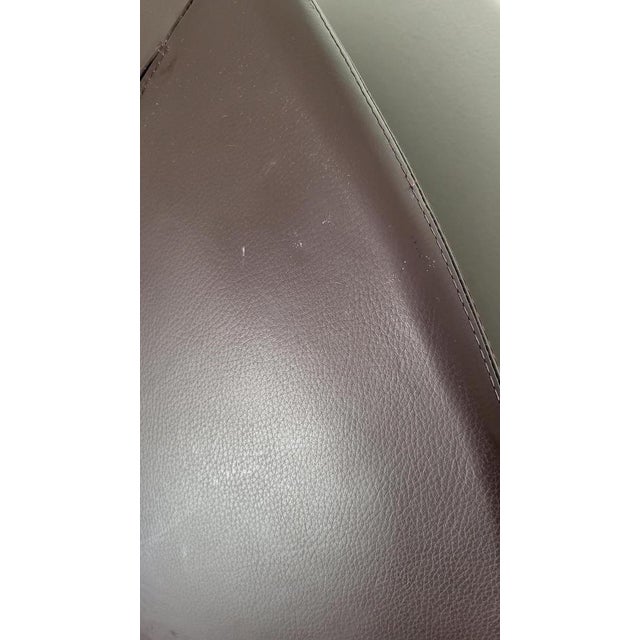 Hillroad Lounge Chair in Brown Leather by Christophe Pillet for Zanotta, Italy, 1990s For Sale - Image 9 of 16