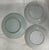 Chinese Set of 3 Chinese Export Porcelain Famille Rose Medallion Small Plates/ Saucers For Sale - Image 3 of 8