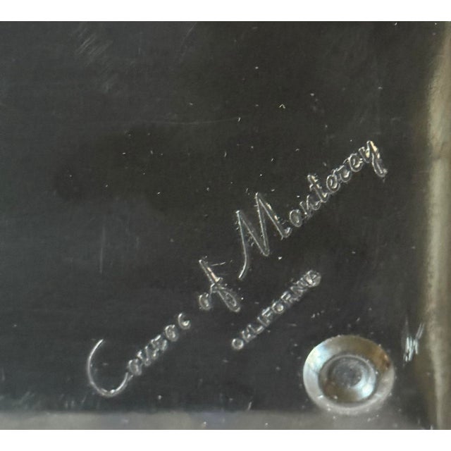 Vintage Couroc of Monterey "Herbs & Spices" Mid‑Century Modern Hand‑Inlaid Serving Tray — 18" X 12½" For Sale - Image 9 of 12