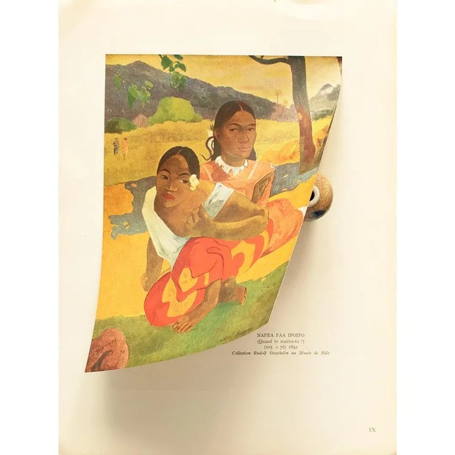 1949 After Paul Gauguin "When Will You Marry?", First Edition Offset Lithograph For Sale - Image 4 of 7
