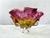 Sommerso Pink and Yellow Art Glass Bowl by Josef Hospodka for Chribska, 1960s For Sale - Image 11 of 11
