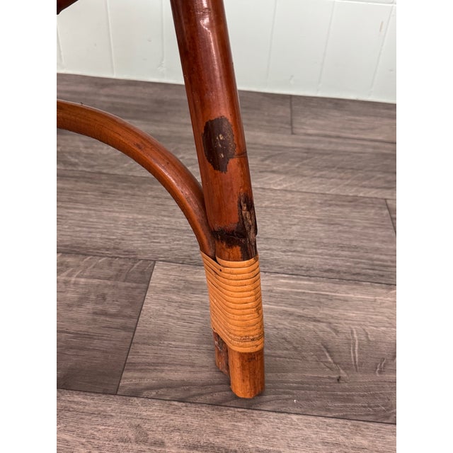 Vintage Italian Bamboo and Wicker Armchairs, 1970s, Set of 2 For Sale - Image 12 of 13