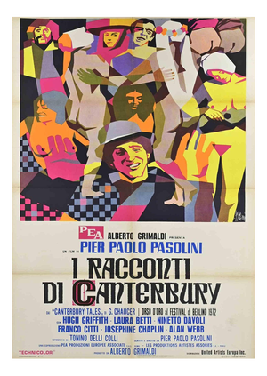 The Canterbury Tales Poster, Italy/France, 1972
