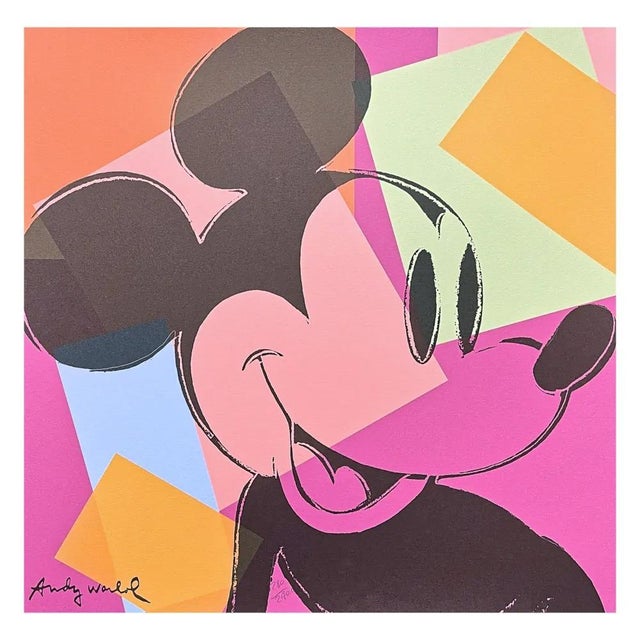After Andy Warhol, Mickey Mouse Colored, 1980s, Print For Sale - Image 6 of 6