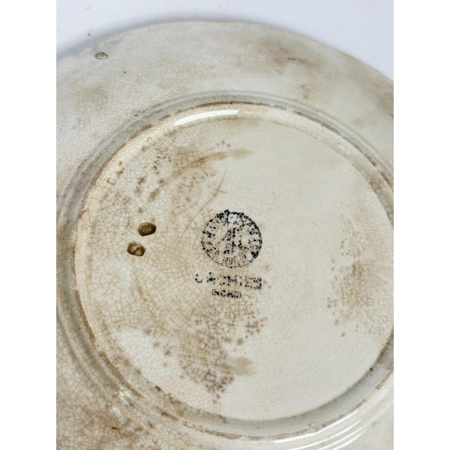 Majolica Plates, France, 20th Century, Set of 2 For Sale - Image 13 of 15