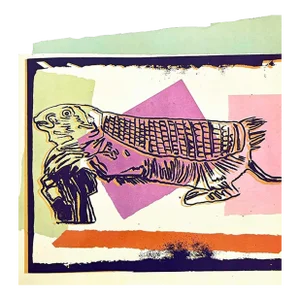 1986 Andy Warhol Mouse Armadillo Vanishing Animals