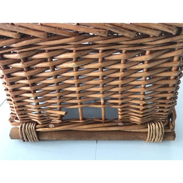 Wicker Container, 1980s For Sale - Image 9 of 14