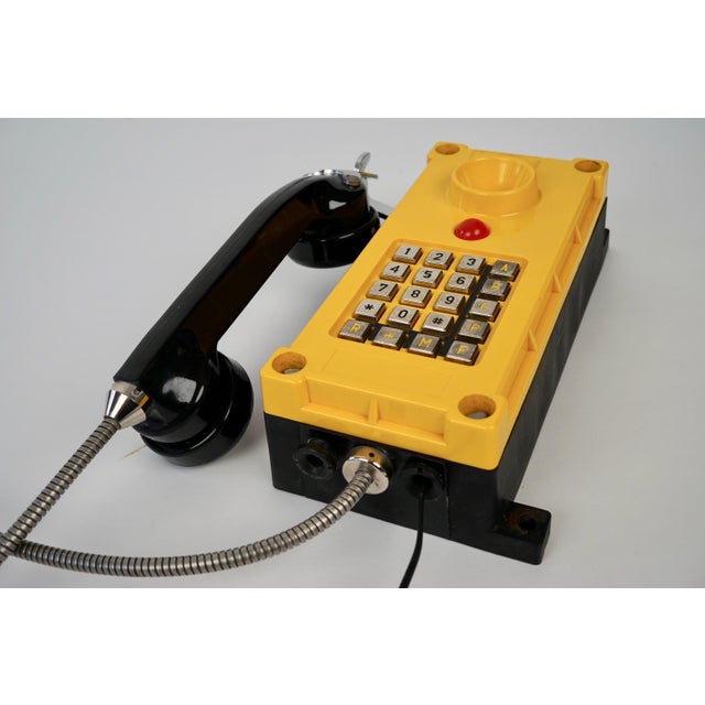 Industry Wall Mount Telephones in Bright Yellow from Tesla, 2004, Set of 2 For Sale - Image 13 of 18