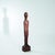 Dutch Brutalist wood sculpture of womans figure, carved by Koos van Vlijmen, 1970s The sculpture has a height of 95 cm....