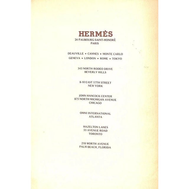 Traditional Hermès C1960s Catalog For Sale - Image 3 of 7