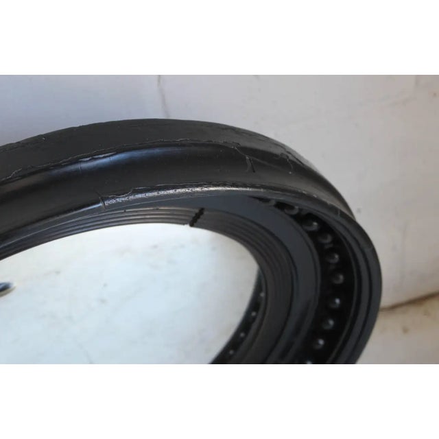 19th Century Ebonized Convex Mirror For Sale - Image 4 of 8