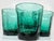 Icy Paneled Emerald Lowballs- Set of Four For Sale - Image 11 of 11