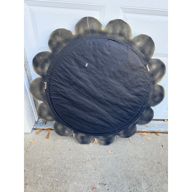 White Coastal Chic Plaster Shell Mirror For Sale - Image 8 of 8