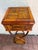 Boho Chic Burnt Bamboo Scupltural Side Table For Sale - Image 3 of 9