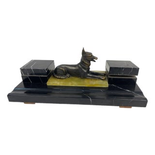 Liberty Inkwell in Marble, 1920s For Sale