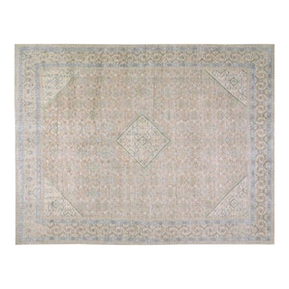 Vintage Turkish Anatolian Hand Knotted Wool Rug,9'6''x12'9'' For Sale