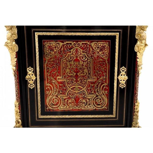 Antique Mid-19th Century Boulle Chest of Drawers, France For Sale - Image 6 of 17
