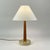 Teak & Brass Table Lamp Asea No E1240 from Bergboms, Sweden 1940s For Sale - Image 3 of 13