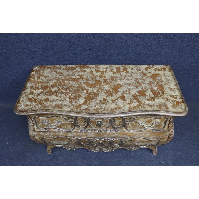 Late 20th Century Century Furniture Louis XVI Style Bombe Chest For Sale - Image 5 of 16