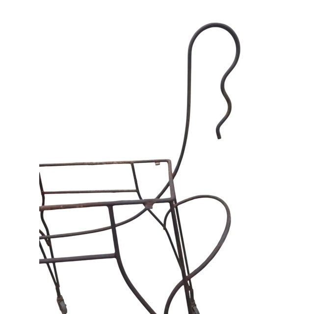 Vintage Horse Shaped Bar Cart Mid Century Sculpture 1950s Retro Decor For Sale - Image 11 of 18
