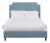Reagan Queen Bedframe, Blue Velvet For Sale