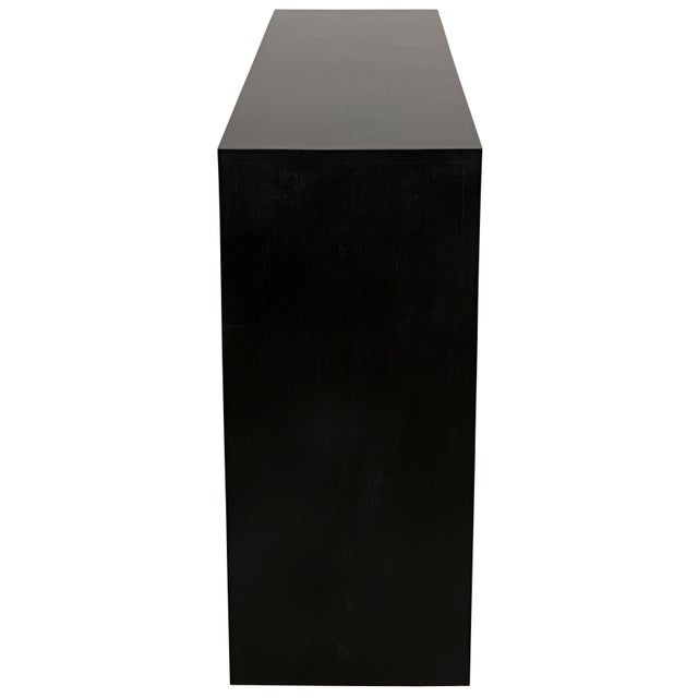 Bridge Console, Hand Rubbed Black For Sale In Los Angeles - Image 6 of 7