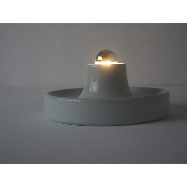 Mid-Century Modern Italian White Flush Mount from Tronconi, 1970s For Sale - Image 12 of 13