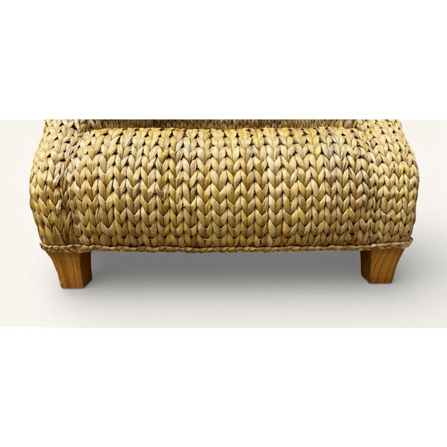 Ralph Lauren Coastal Woven Seagrass Hurley Lounge Chair For Sale - Image 12 of 14