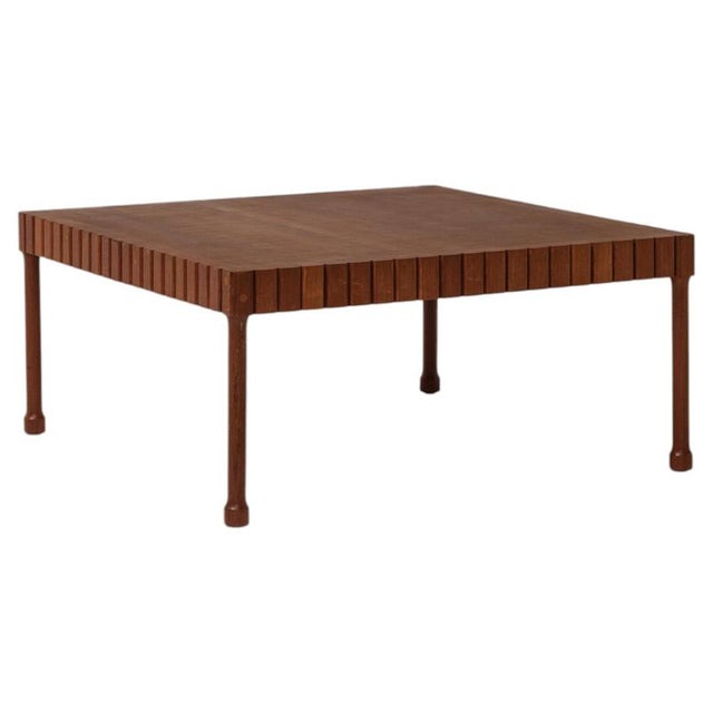Vintage Wood Coffee Table, 1960s For Sale - Image 9 of 9