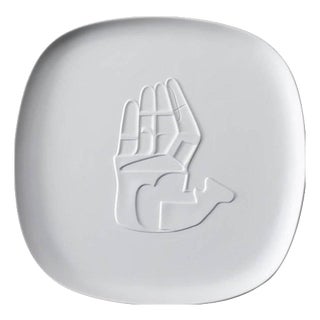 Mid-Century Porcelain Tray by Le Corbusier Cassina, Italy For Sale