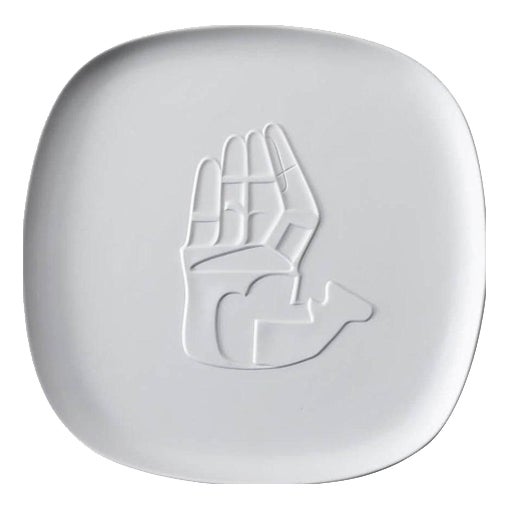 Mid-Century Porcelain Tray by Le Corbusier Cassina, Italy For Sale