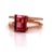 Natural Tourmaline Diamond Ring 14k Rose Gold 2.2 TCW Certified For Sale - Image 12 of 16
