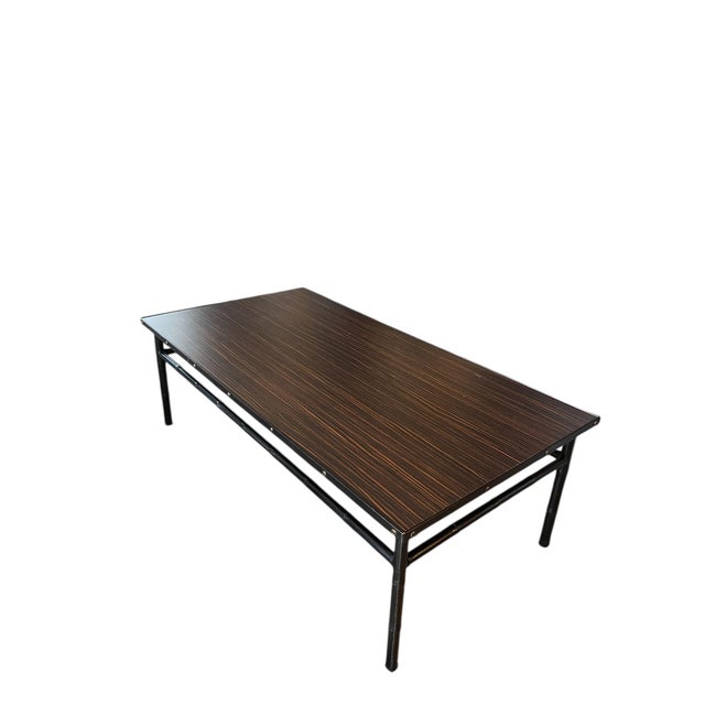 Stitched Leather Cocktail Table by Jacques Adnet, 1950s For Sale - Image 14 of 14