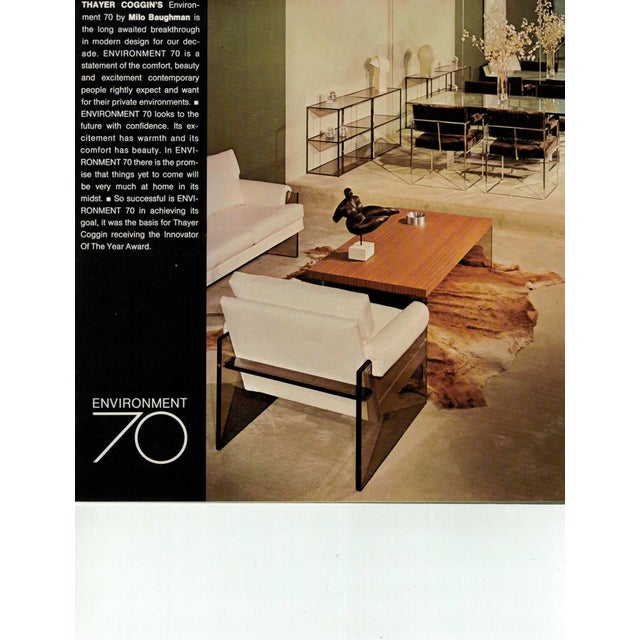 Milo Baughman for Thayer Coggin Large Sectional Sofa With Rosewood Base For Sale - Image 11 of 11