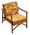 Vogue Coastal Vintage Rattan Bamboo Armchair For Sale
