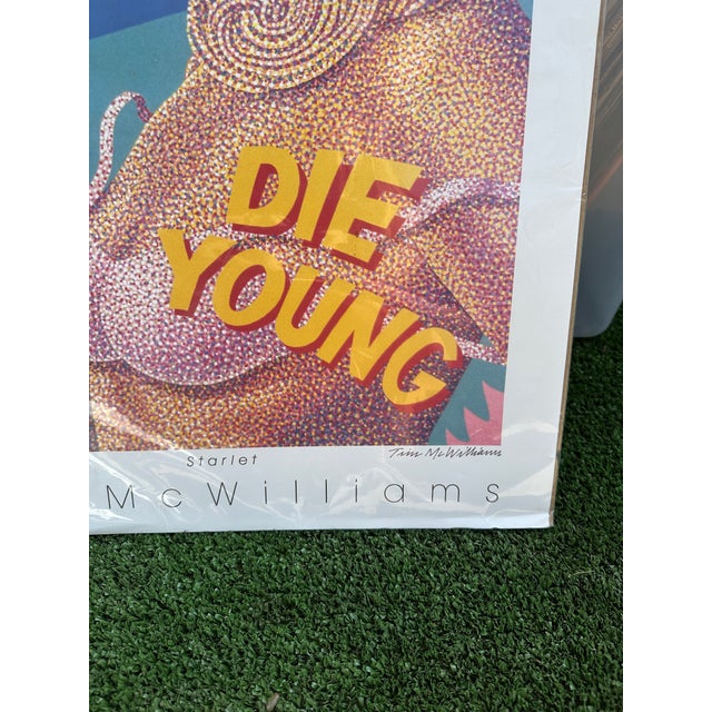 1990s Sealed Pop Art Print, "Live Fast, Die Young" For Sale - Image 4 of 8