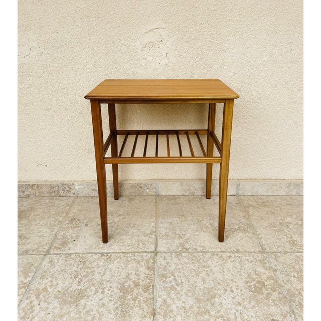 Mid-Century Modern Scandinavian Teak Side Table, 1960s For Sale - Image 3 of 9