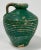 Antique Distressed Terra Cotta Green Glazed Water Vessel or Oil Jug For Sale In Kansas City - Image 6 of 8