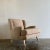 Mid Century Style Toast Wingback Chair For Sale - Image 10 of 13