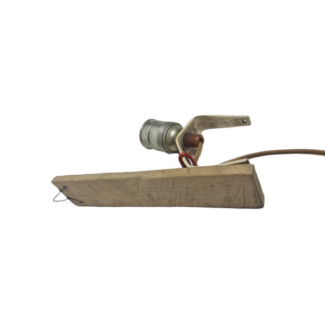 1970s Postmodern Brutalist Wall Lamp, Poland, 1970s For Sale - Image 5 of 6