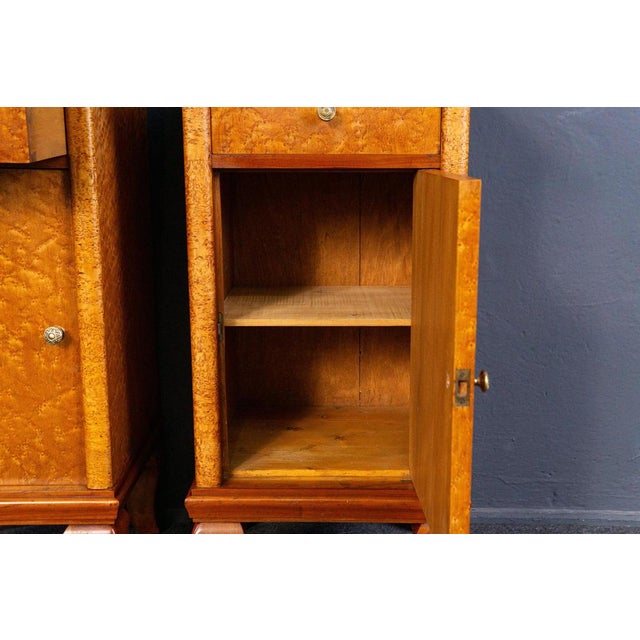 Vintage Brown Bedside Cabinets, Set of 2 For Sale - Image 13 of 18