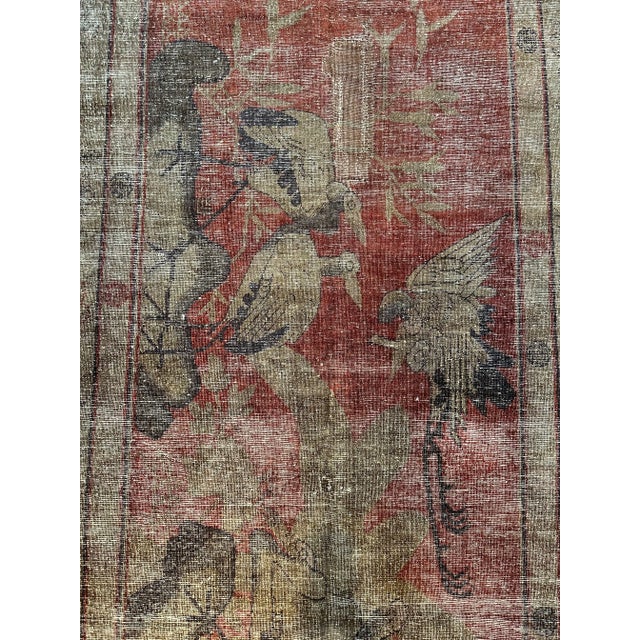 19th-Century Tribal Khotan Samarkand Rug For Sale - Image 4 of 5