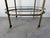 Italian Hollywood Regency Two-Tier Brass & Glass Bar Cart For Sale - Image 4 of 12