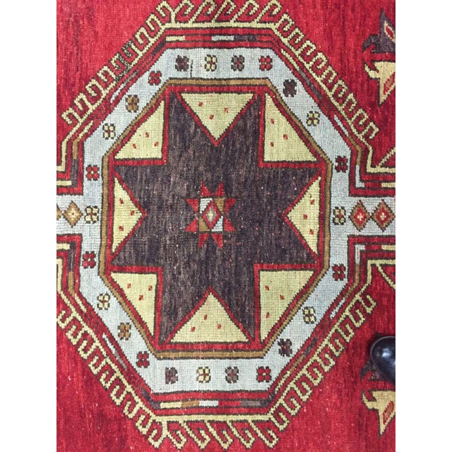 Vintage Turkish Oushak Runner Rug, 4ft 11in X 12ft 10in For Sale - Image 4 of 8