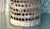 Vintage Boho Punch Cut Cylinder Lamp For Sale - Image 9 of 13