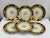 Antique White Late 19th Century Dresden Gold Gilded Plates - Set of 6 For Sale - Image 8 of 12