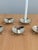 Set Of Five Mid 20th Century Taper Holders Silver Plated Marked on base of each holder - Cohr (referring to the Cohr...
