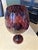 1960s 1960s Large Empoli Amethyst Glass Diamond Optic Statement Snifter Vase For Sale - Image 5 of 9