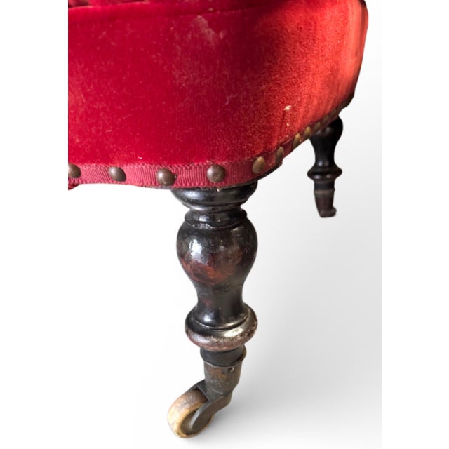 English Antique Eve Chair in the Manner of George Smith For Sale - Image 3 of 5